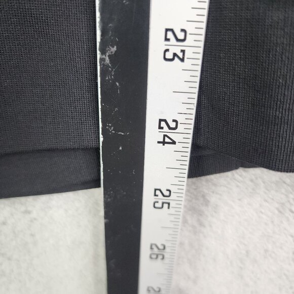 Womens Black Cache Fitted Jacket Full Zip Round Neck Long Sleeve Size 4 - Picture 10 of 11